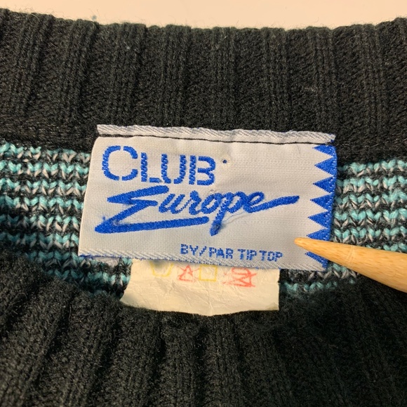 Club Europe by Tip Top – Vintage Knit Sweater - read description - Picture 4 of 9